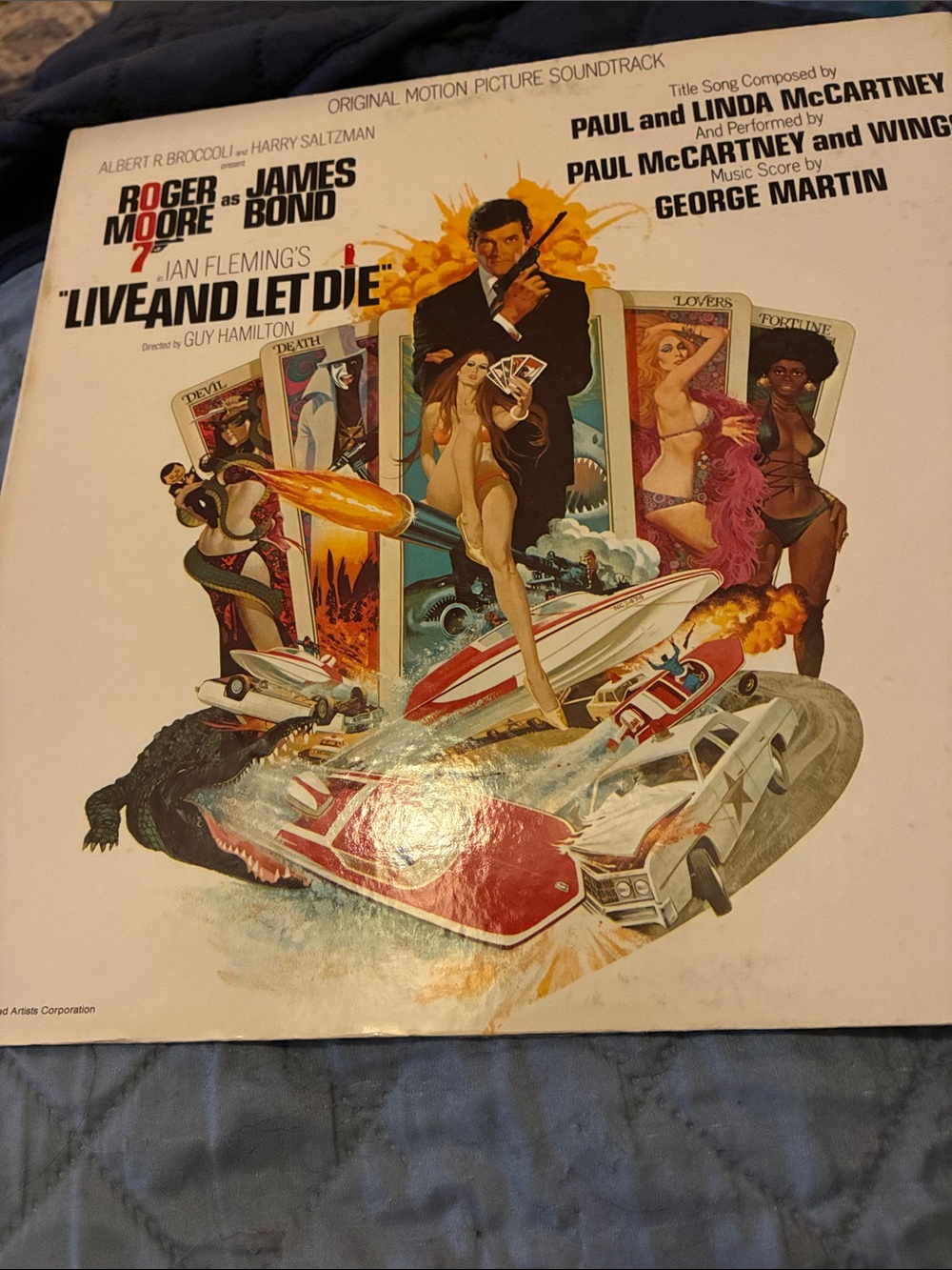 Live and Let Die Original Motion Picture Soundtrack - White Cover